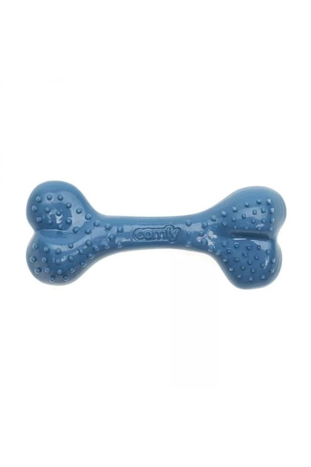 ShopNova Aquael Comfy Toy Kemik Şeklinde Yaban Mersini Aromalı Köpek Oyuncağı Mavi 16.5 Cm