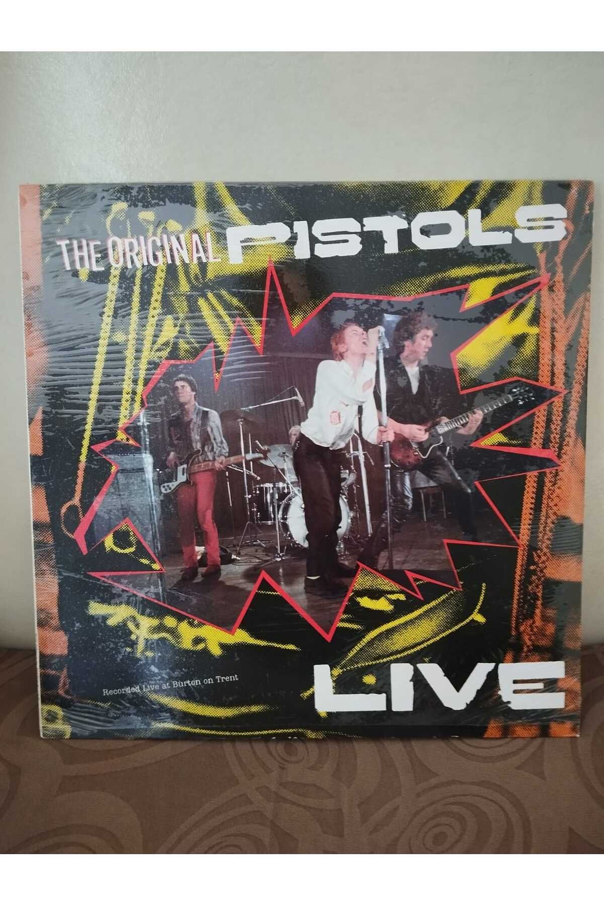 Plakperest The Original Pistols – The Original Pistols Live - 1986 İngiltere Basım LP Plak Albüm /Jelatininde