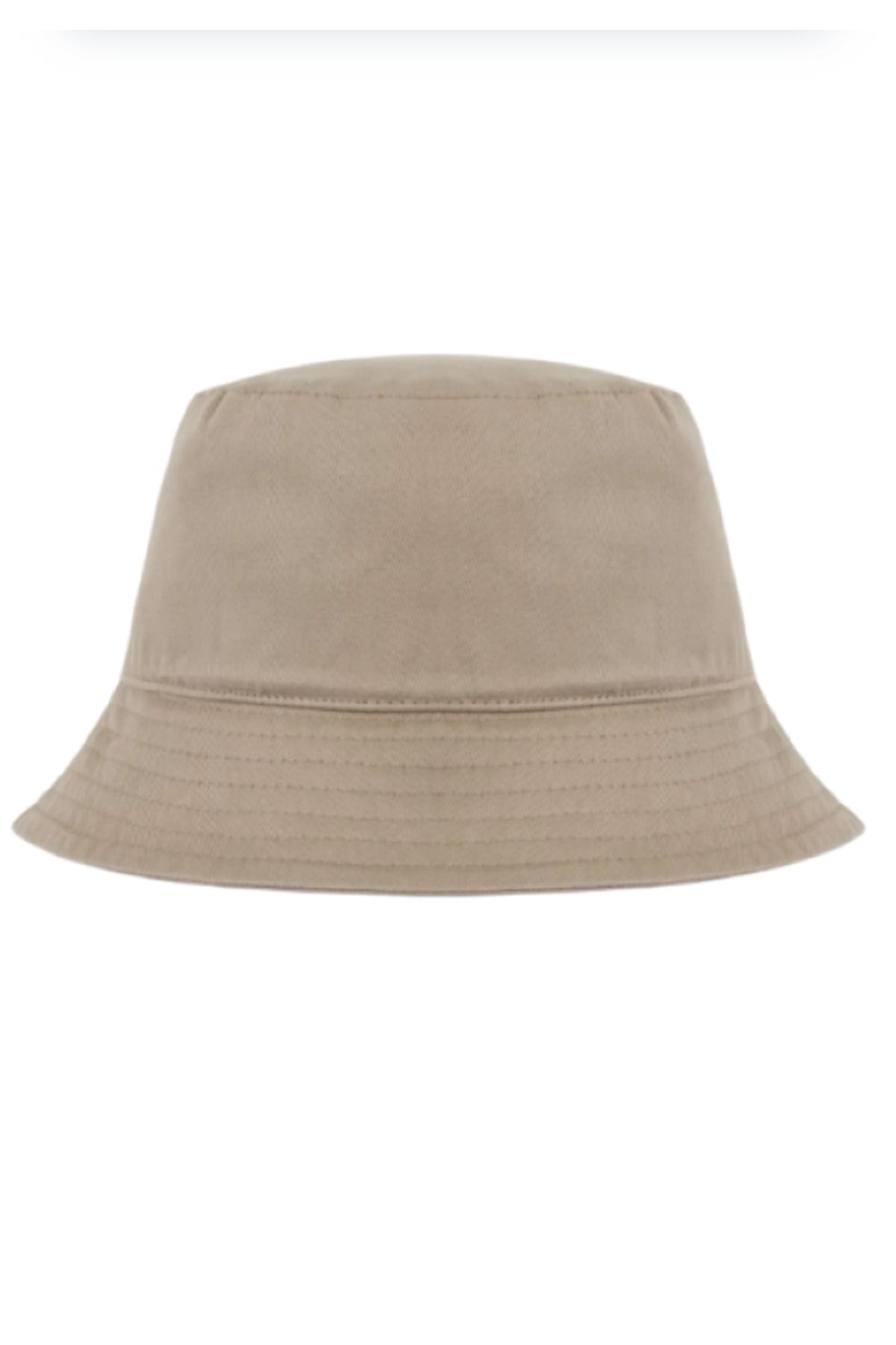 Mihos Unisex Bej Kova & Bucket Şapka