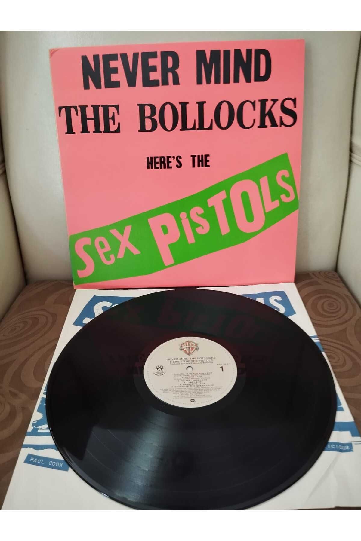 Plakperest Sex Pistols – Never Mind The Bollocks Here’s The Sex Pistols - 1977 Amerika Basım LP Plak Albüm-2.EL