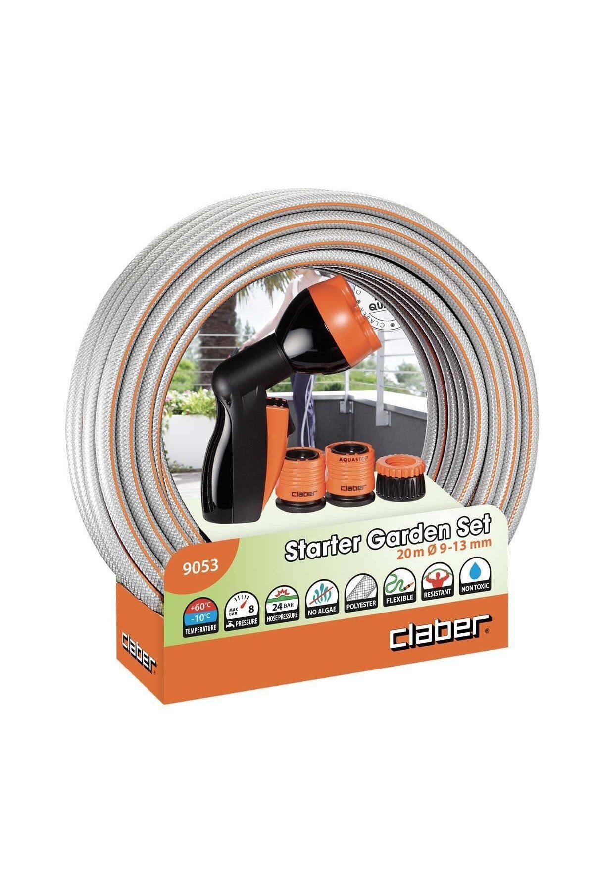 CLABER 9053 Hortum Başlangıç Seti Silver Garden Set 20 Mt, 9-13 mm