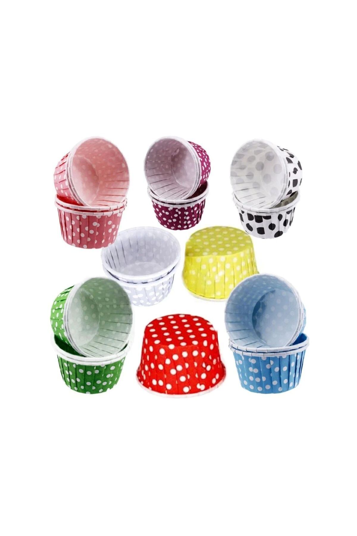 Hibana 12 li Muffin Kek Kalıbı & Cupcake Muffin Bardağı Küçük boy