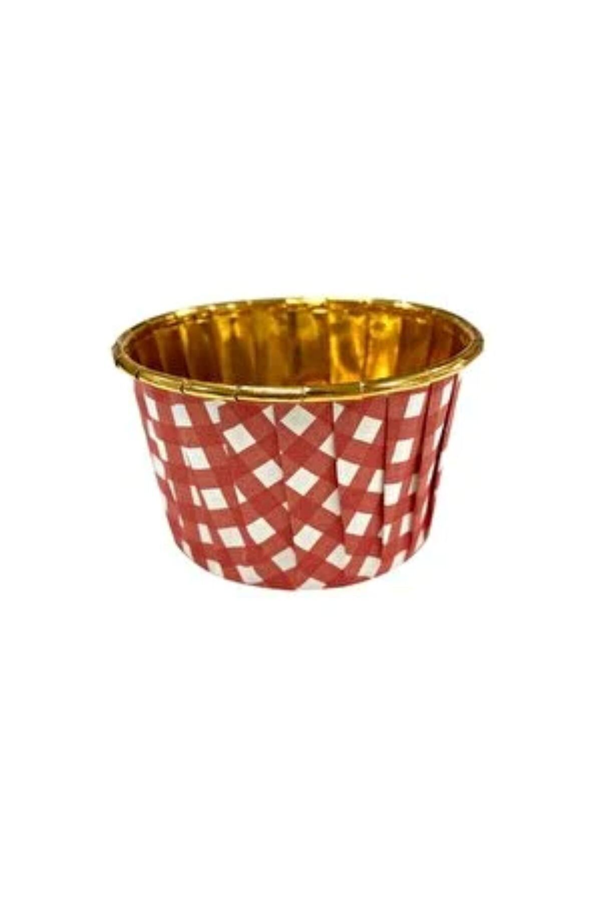 Hibana 24 lü Gold Muffin Kek Kalıbı & Cupcake Muffin Bardağı orta boy +büyük boy 12 şer adet