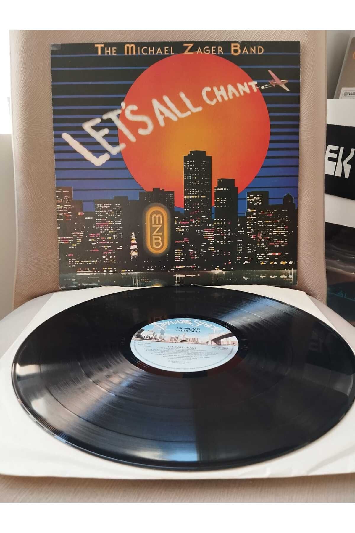 Plakperest The Michael Zager Band – Let’s All Chant - 1978 İngiltere Basım 33 Lük LP Albüm Plak-2.EL
