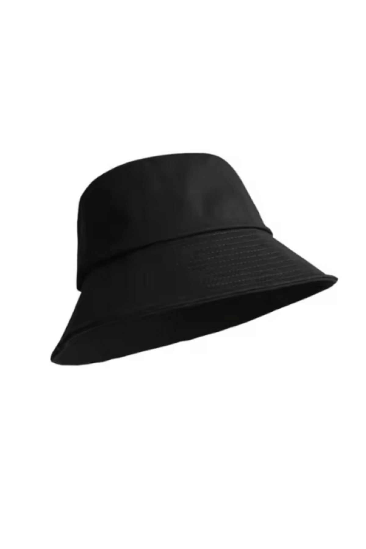 Mihos Unisex Siyah Kova & Bucket Şapka