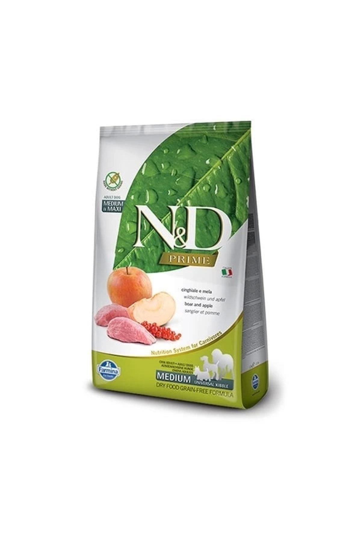 ShopNova N&D Prime Domuzlu Orta ve Büyük Irk Yetişkin Köpek Maması 2.5 Kg