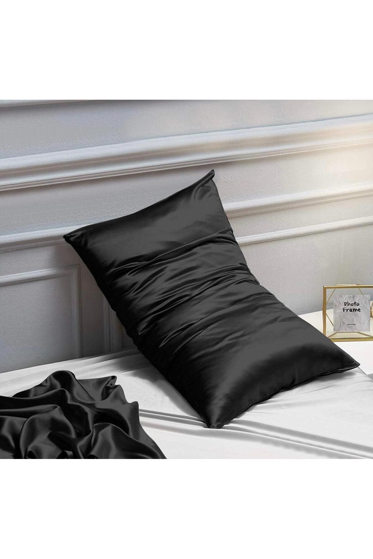 TREDİZM MODA İPEK SATEN YASTIK KILIFI 2' Lİ 50X70 KIVIRCIK SAÇLARA ÖZEL CİLT DOSTU KILIF