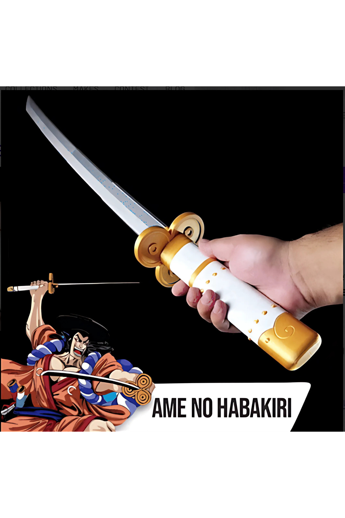 GRAT3D Shigure Katana 115 cm | One Piece | Açılabilir Model