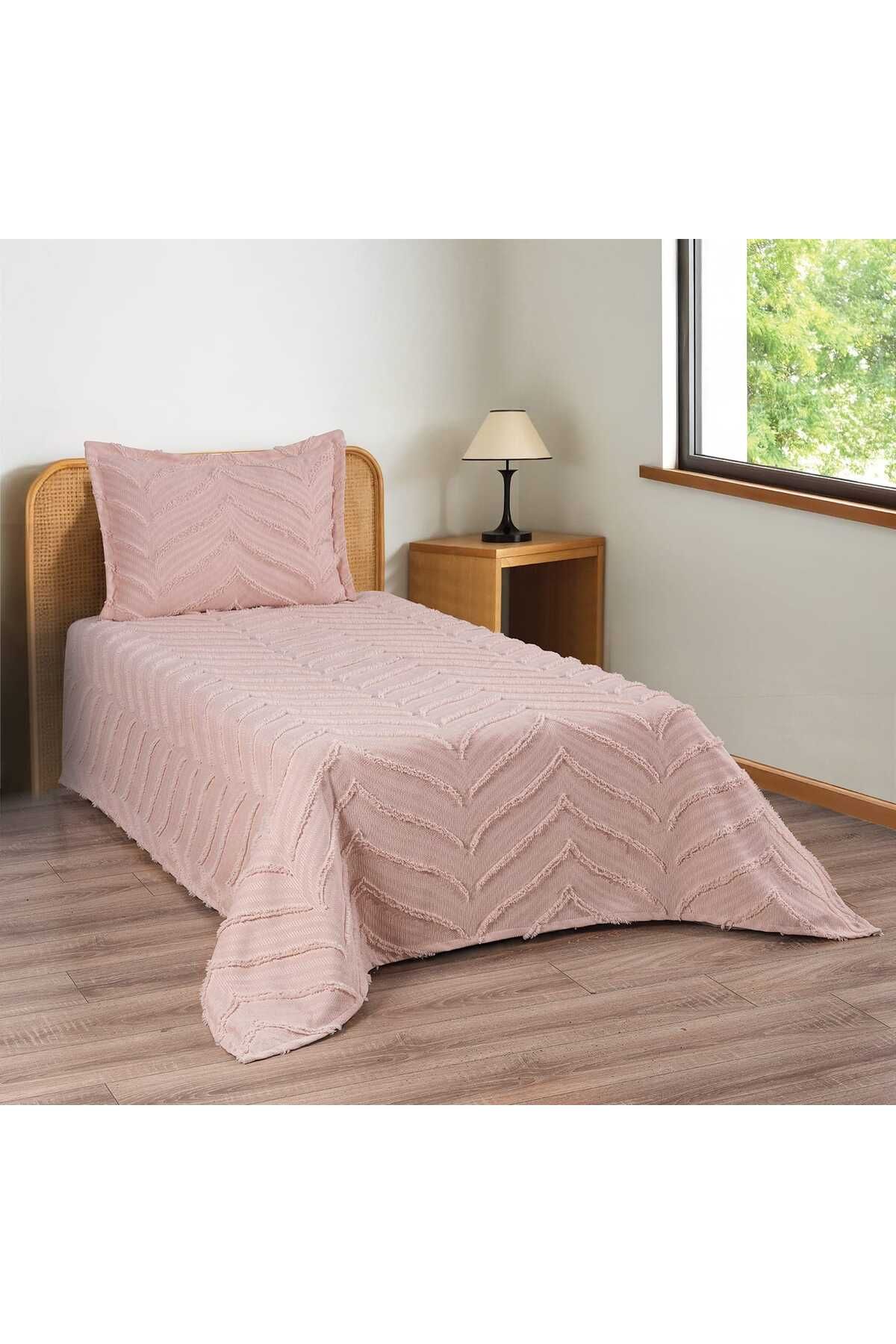 d'niss home touch of nature in your home Merve 2 Parça Tek Kişilik Yatak Örtüsü