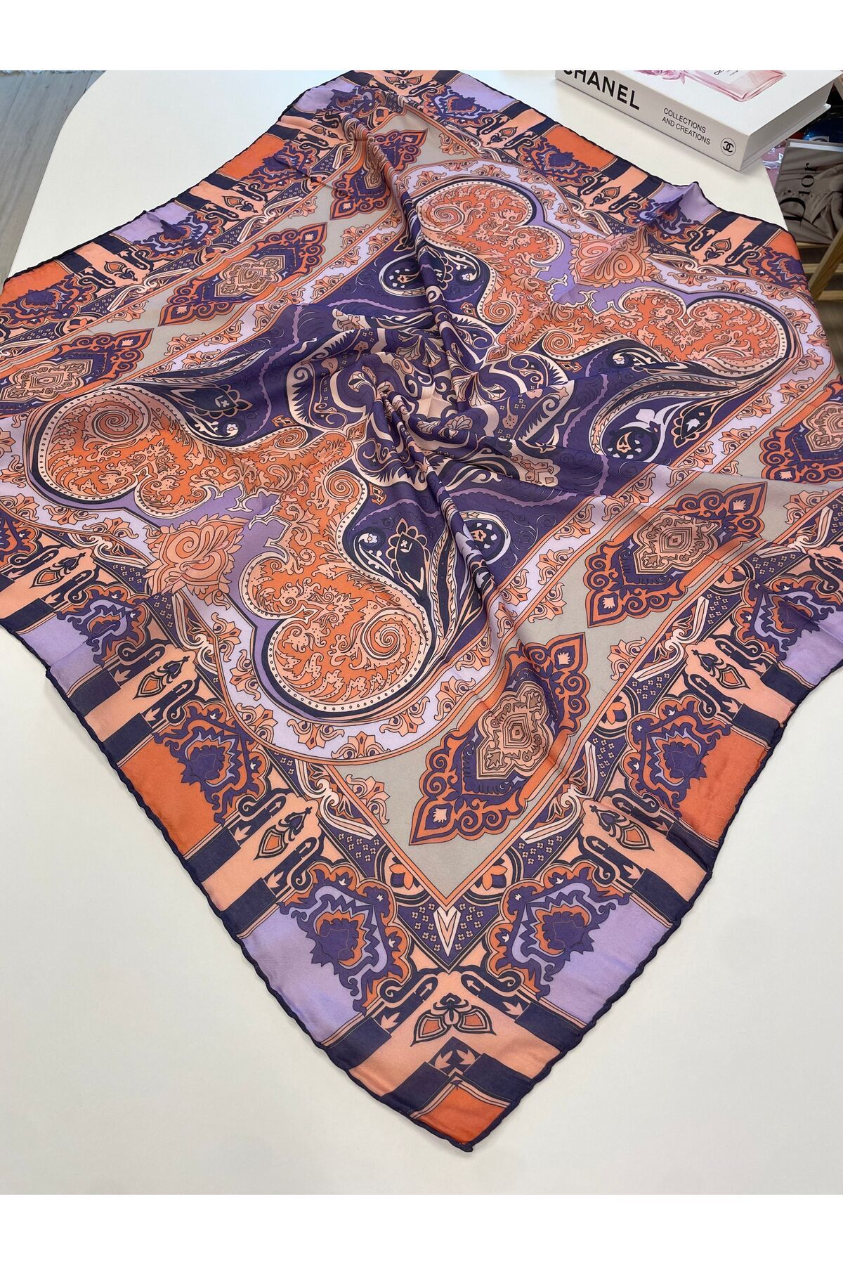 MENESSA Pamuk Soft Etro Eşarp