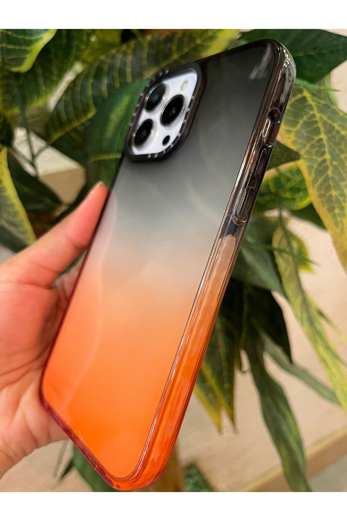 RİZVO Iphone 13 PRO MAX Uyumlu Impact Serisi Lüks Darbe Emici Kaymaz Esnek Silikon Şeffaf Kılıf