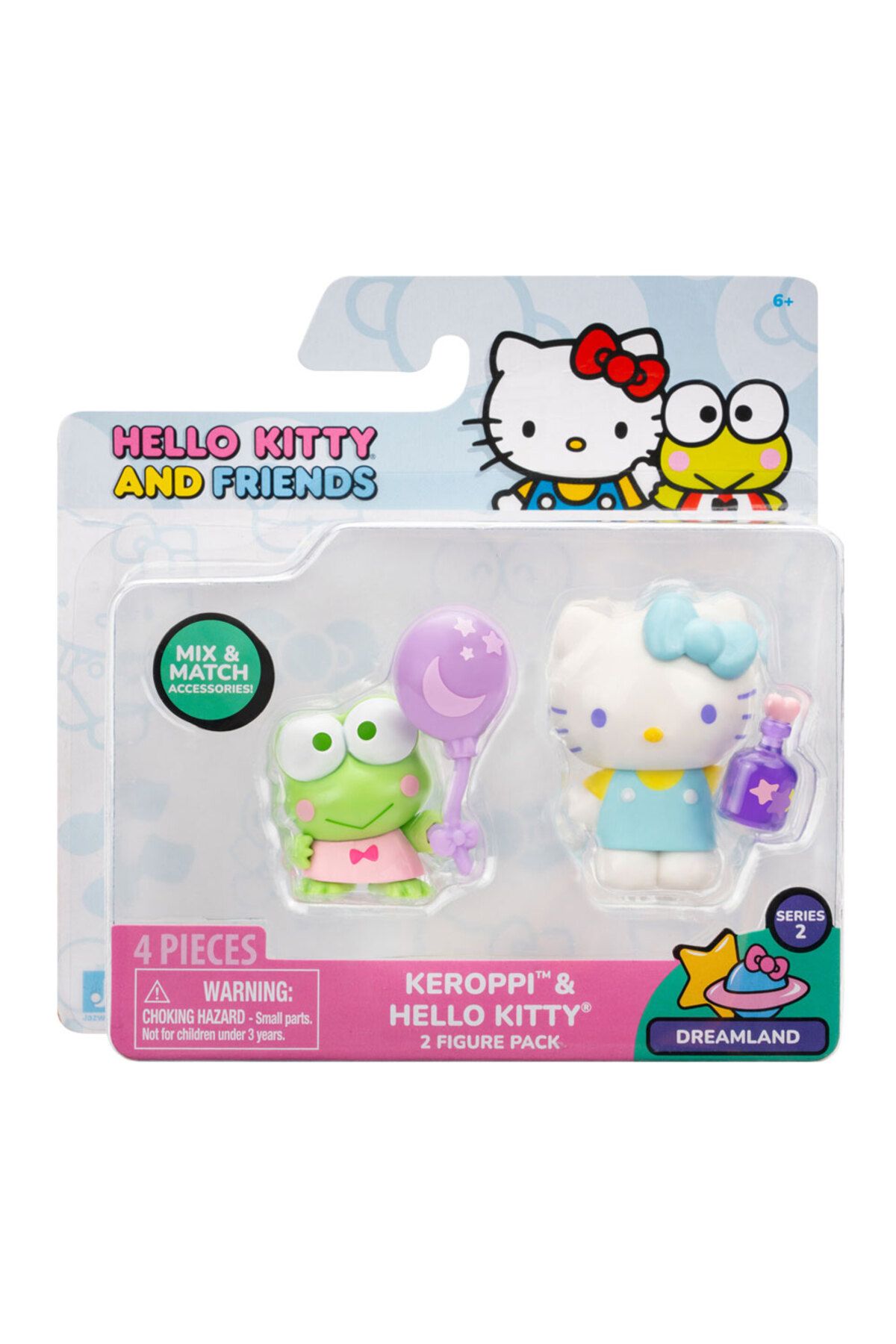 Hello Kitty 2 li Mini Figür Keroppi-Hello Kitty HKT0151-HKT0159