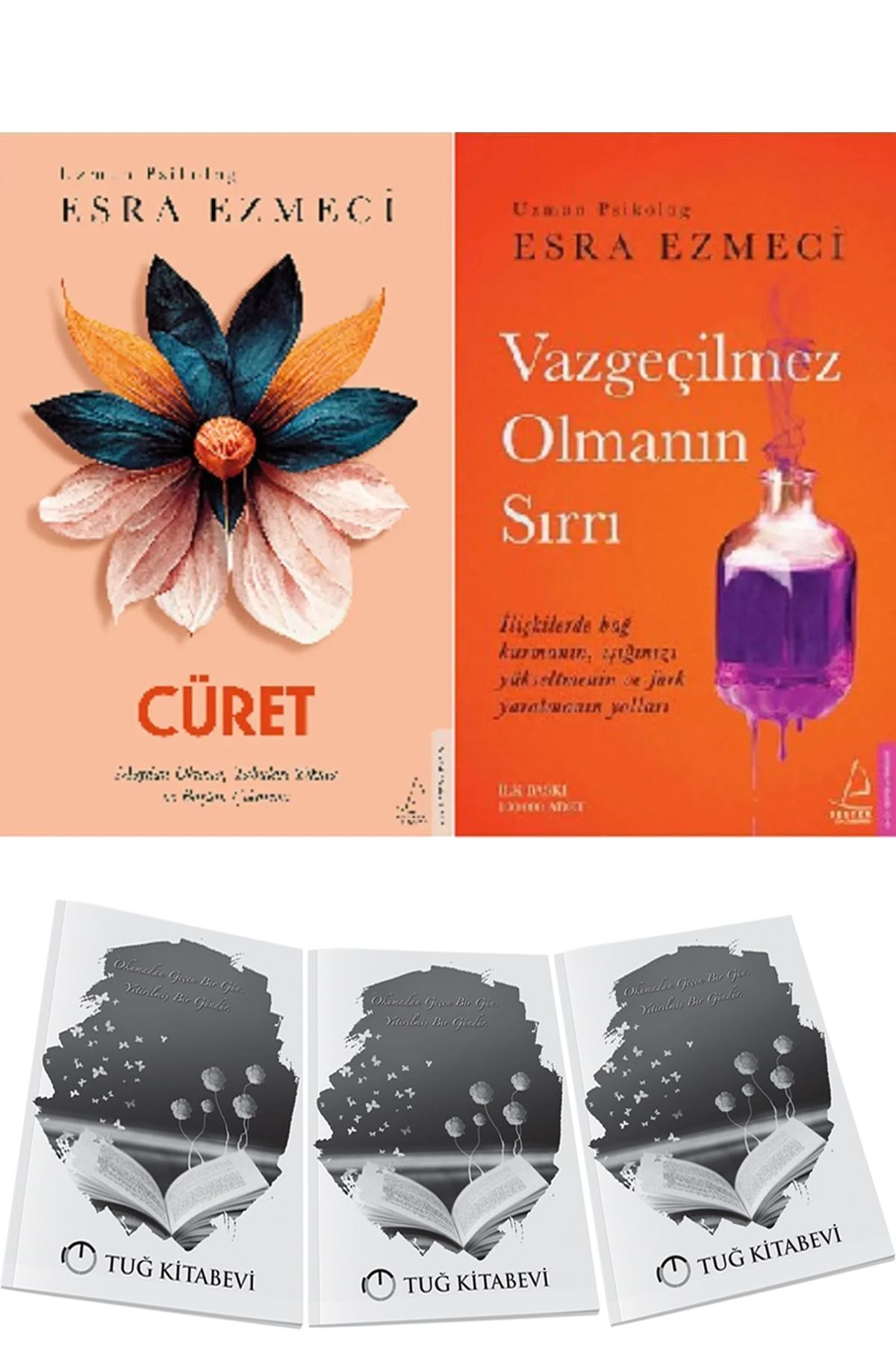 Destek Yayınları Vazgeçilmez Olmanın Sırrı ve Cüret 2li Set Esra Ezmeci + Hediyeli