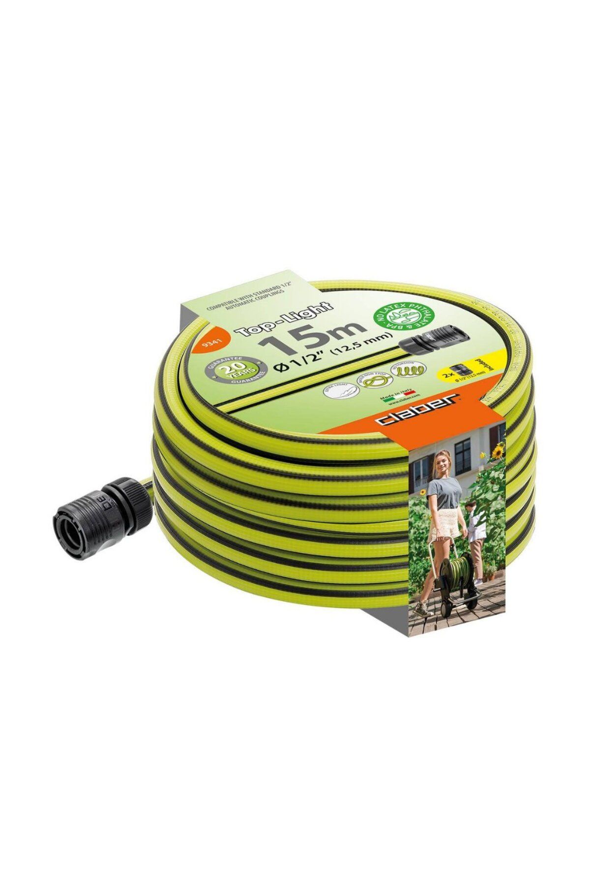 CLABER 9341 Hortum Toplight, 15 Mt, ½ İnç