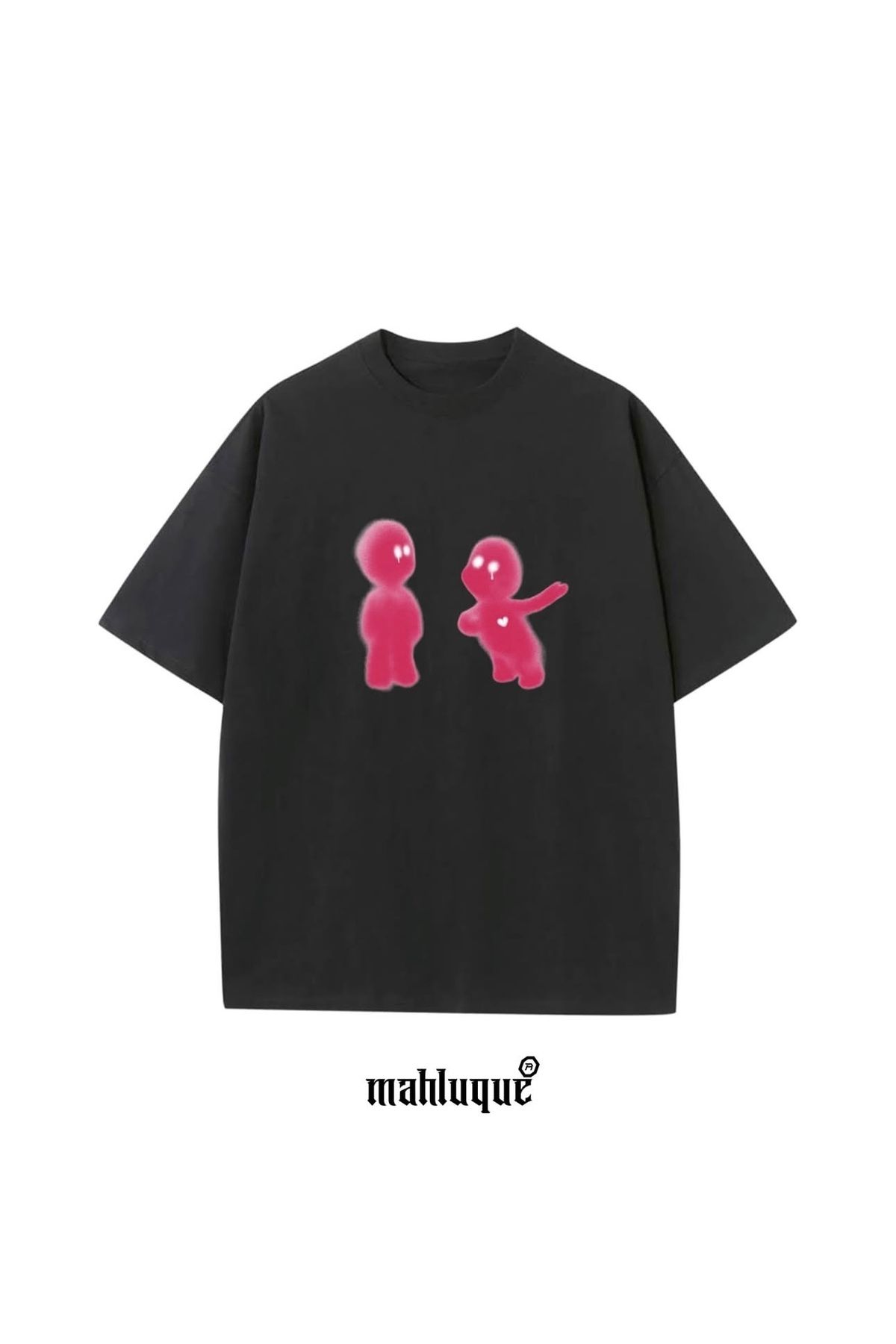 MOREJHN Pink Talk Oversize T-Shirt
