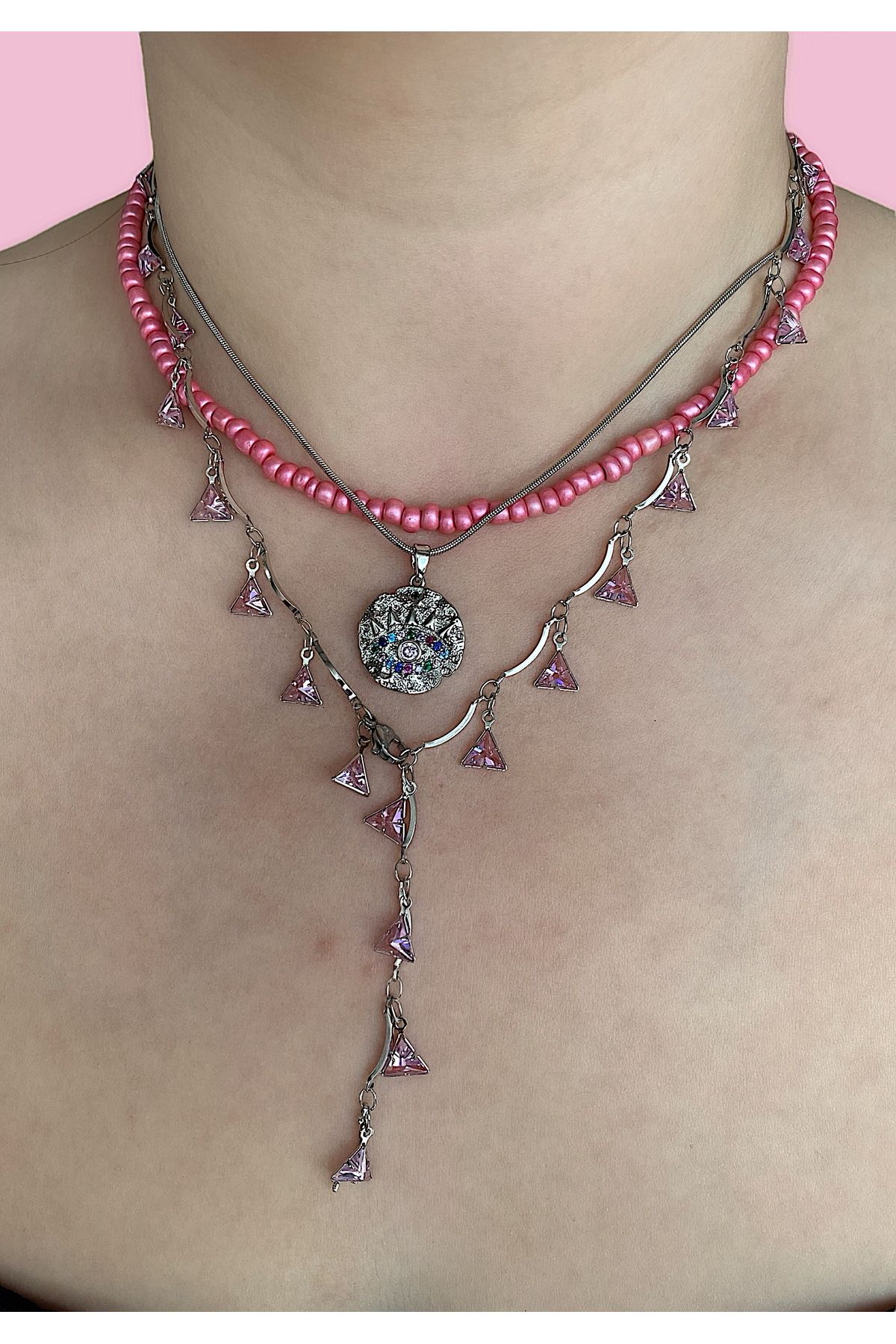 Glowelier Pinky Glowelier 3Lü Kombin | Kız Neşesi