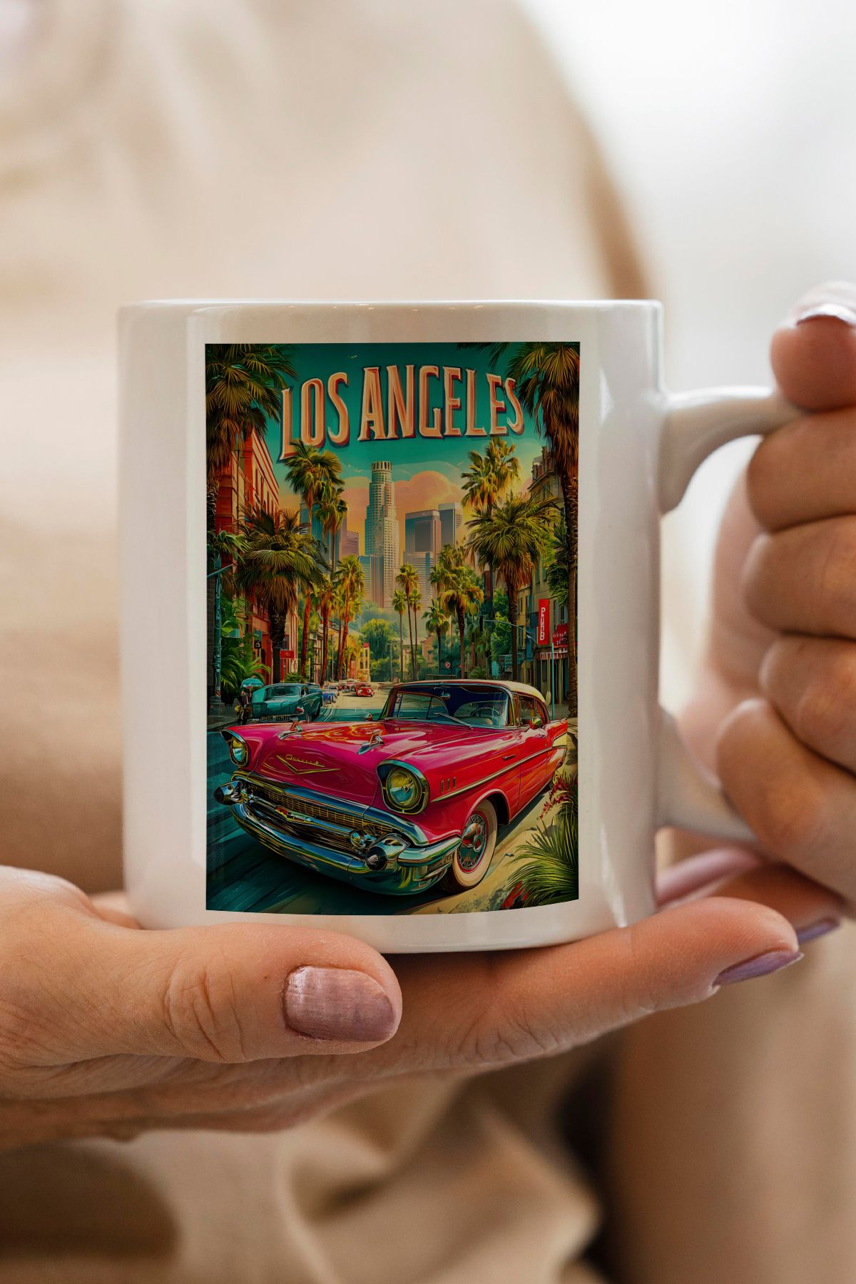 South Steel Los Angeles Baskılı Kupa Bardak