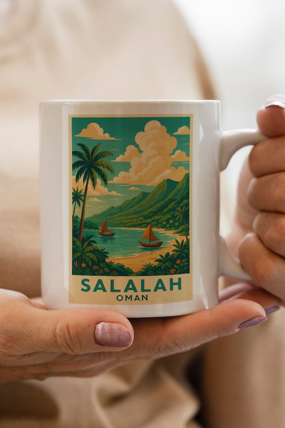 South Steel Oman Baskılı Kupa Bardak