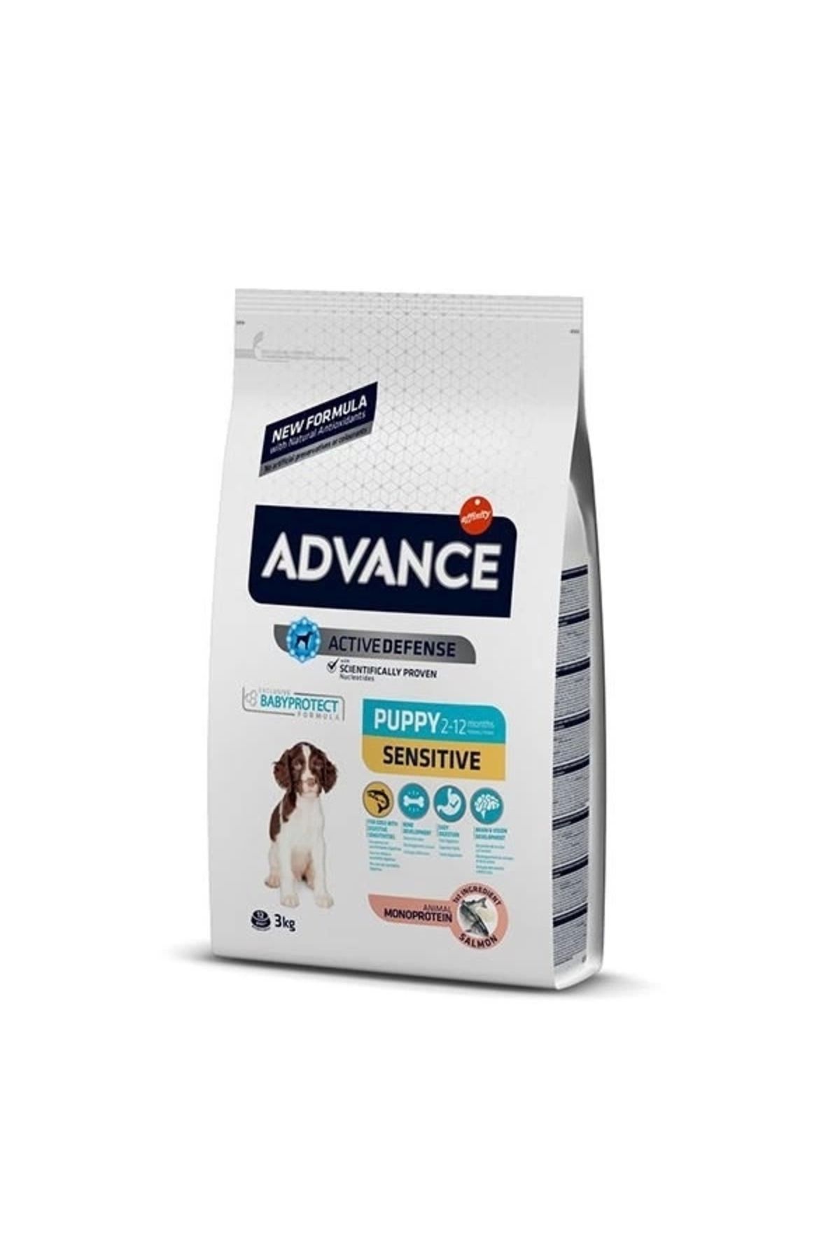 ShopNova Advance Puppy Sensitive Somonlu Hassas Yavru Köpek Maması 3 Kg