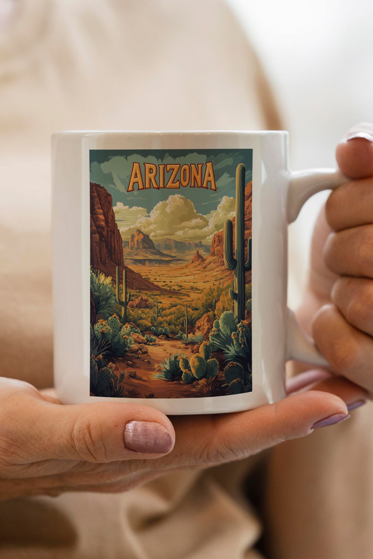 South Steel Arizona Baskılı Kupa Bardak