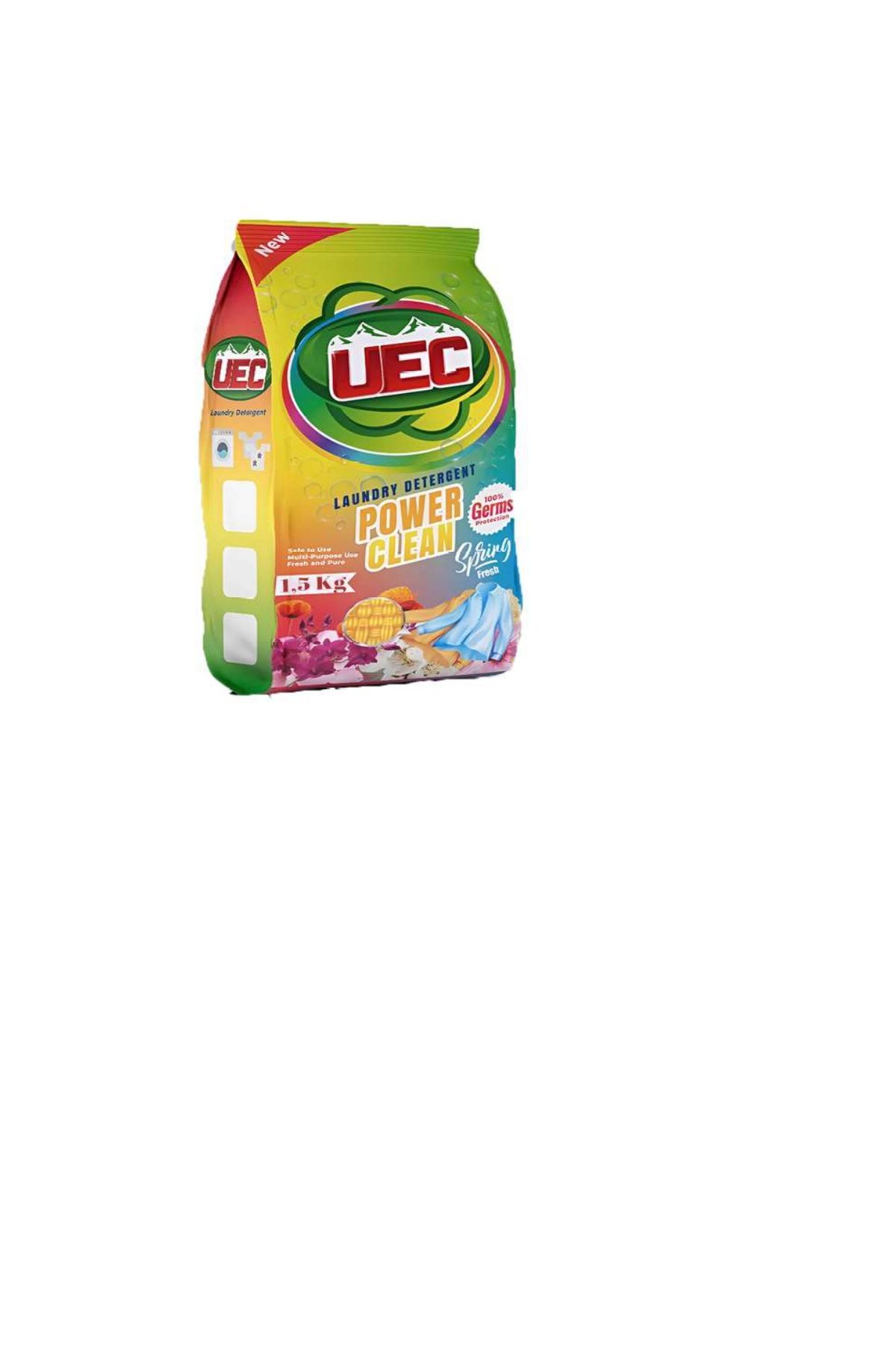 UEC TOZ DETERJAN 1,5 KG RENKLİLER