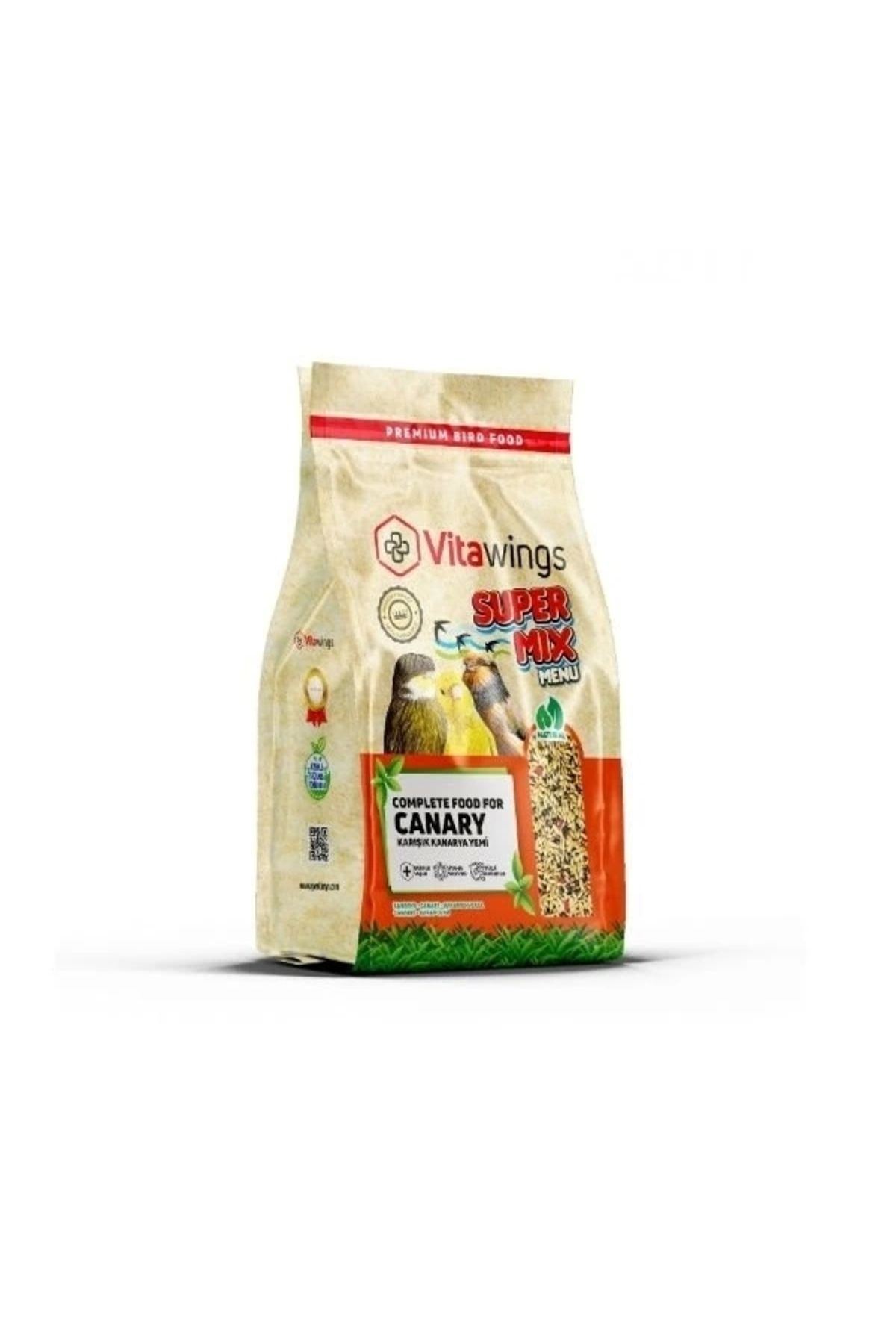 ShopNova Vitawings Süper Mix Kanarya Kuş Yemi 400 Gr