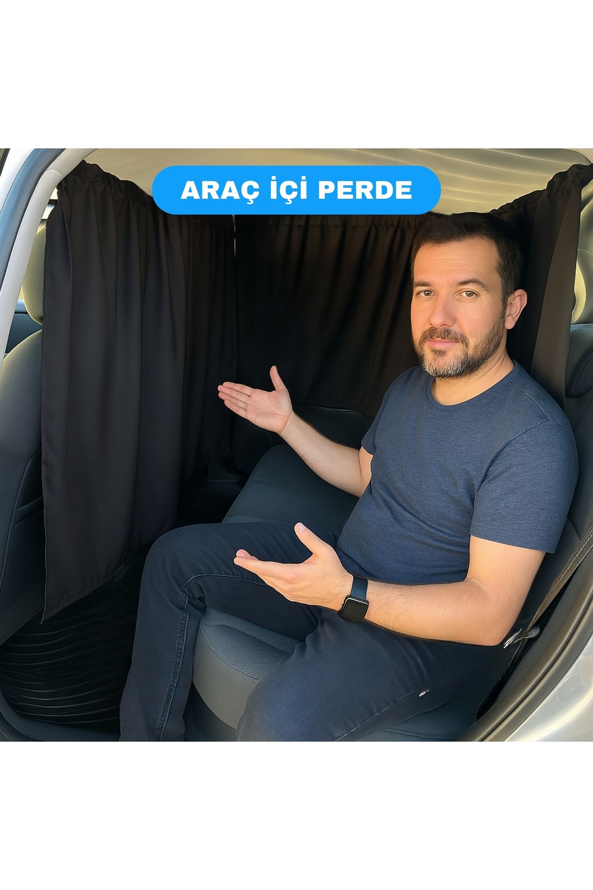 Araba Gizlilik Perdesi 3'lü Set Araç Içi Güneşlik Perde Araba Cam Perdesi Araç Içi Güneşlik