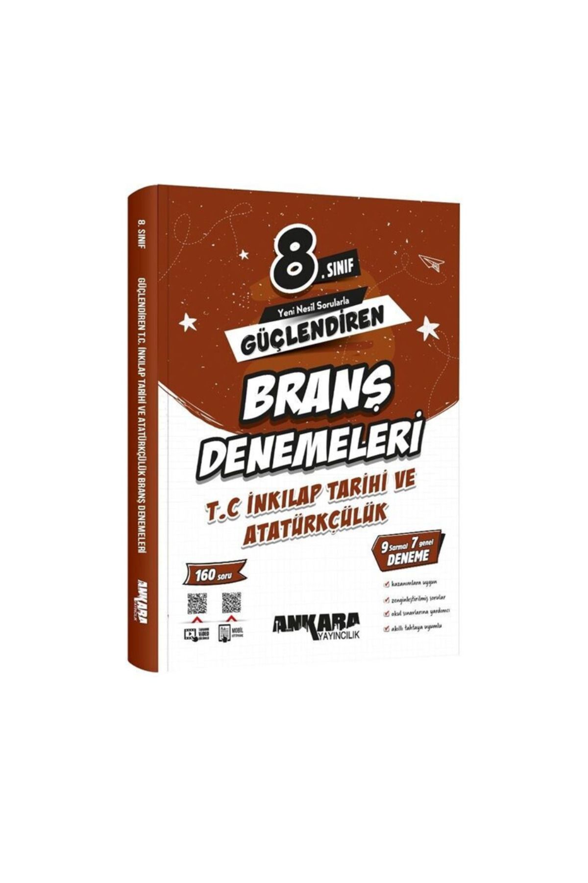 3D Yayınları Ankara Yayıncılık 8. Sınıf İnkılap Tarihi Güçlendiren Branş Denemeleri