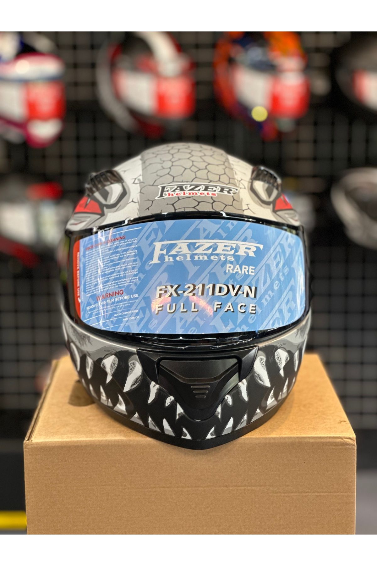 RSV HELMET RSV Fazer Fx211 Full Face ECE 22.06 Sertifikalı Motosiklet Kaskı