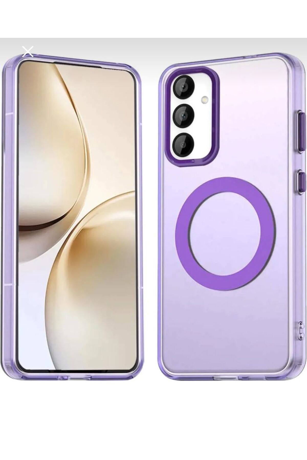 BerTech MED Samsung Galaxy A55 Uyumlu Kablosuz Şarj Özelliği Aktif Çalışan Darbe Emici Özelliğe Sahip Mat Kılıf