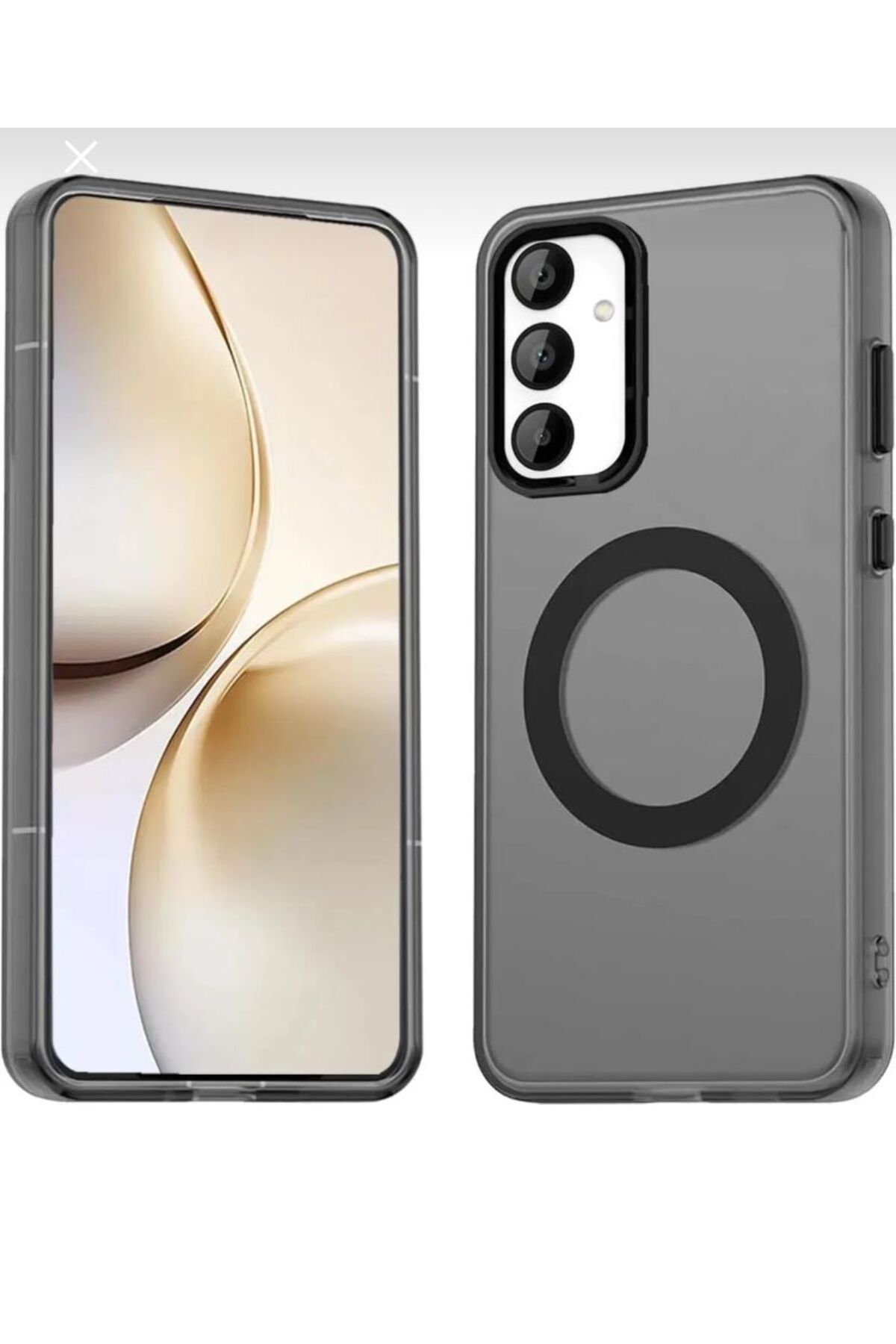 BerTech MED Samsung Galaxy A55 Uyumlu Kablosuz Şarj Özelliği Aktif Çalışan Darbe Emici Özelliğe Sahip Mat Kılıf