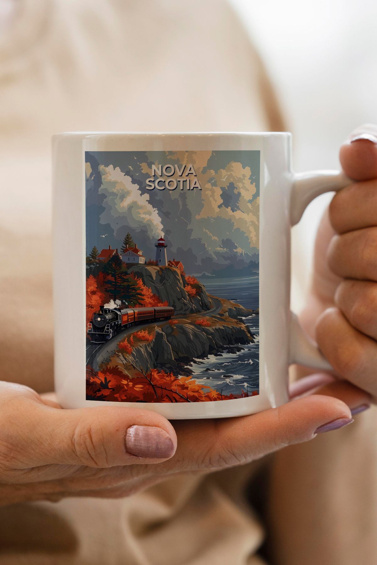 South Steel Nova Scotia Baskılı Kupa Bardak