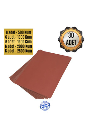 CNR El Su Zımparası 30 Adet Far Temizleme ve Parlatma Seti | 2500-2000-1500-1...