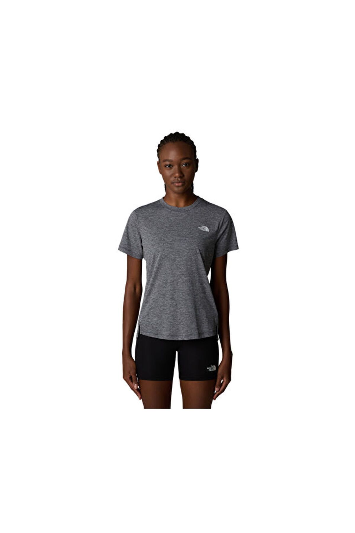 THE NORTH FACE W Flex Short Sleeves Reg Tee Kadın Günlük Tişört NF0A8BRR5S51 Siyah