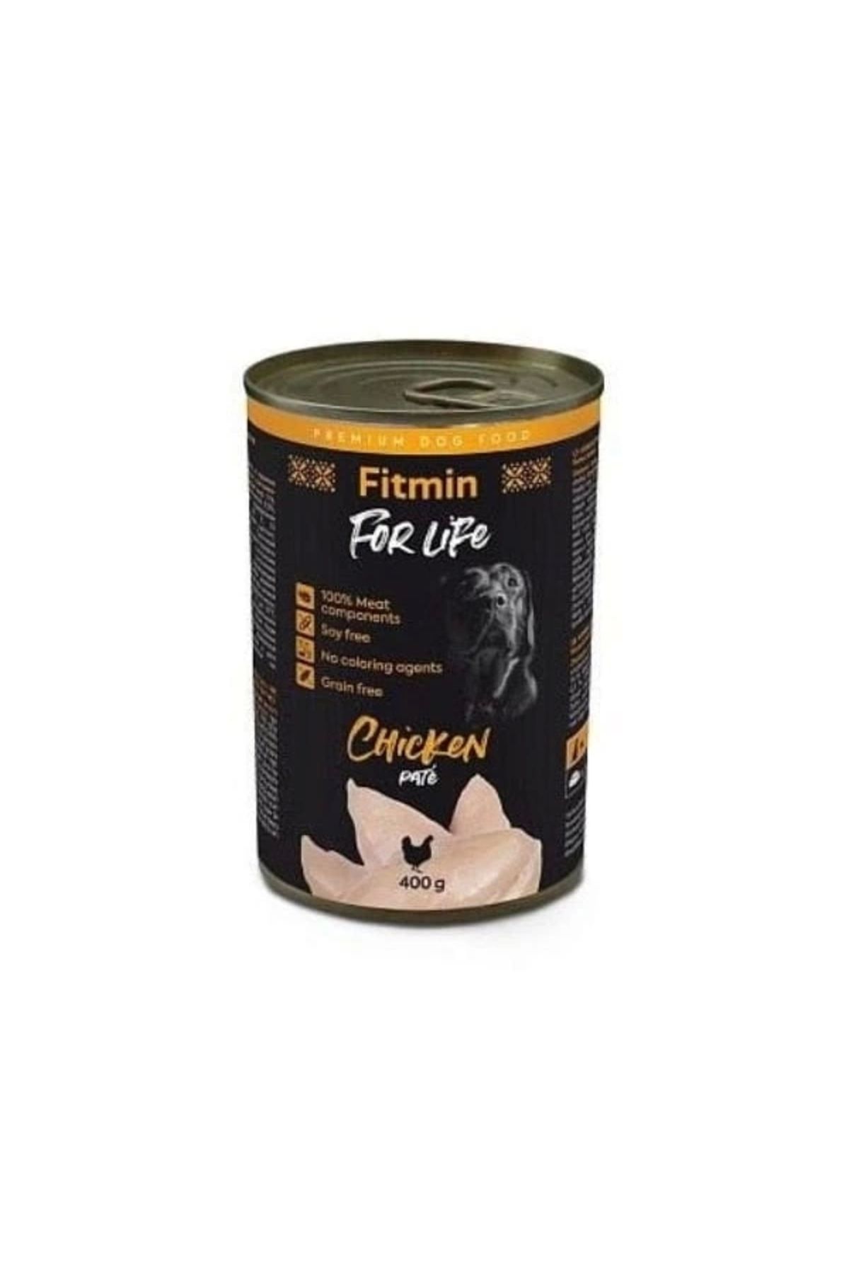 ShopNova Fitmin For Life Tavuk Etli Pate Yetişkin Konserve Köpek Maması 400 Gr