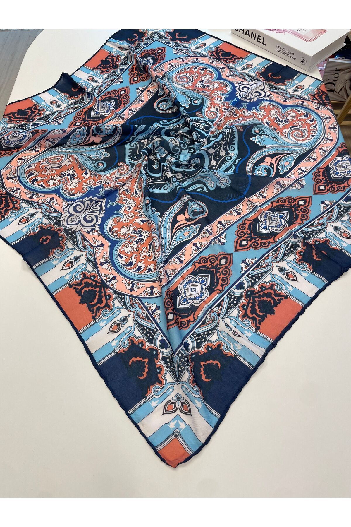MENESSA Pamuk Soft Etro Eşarp