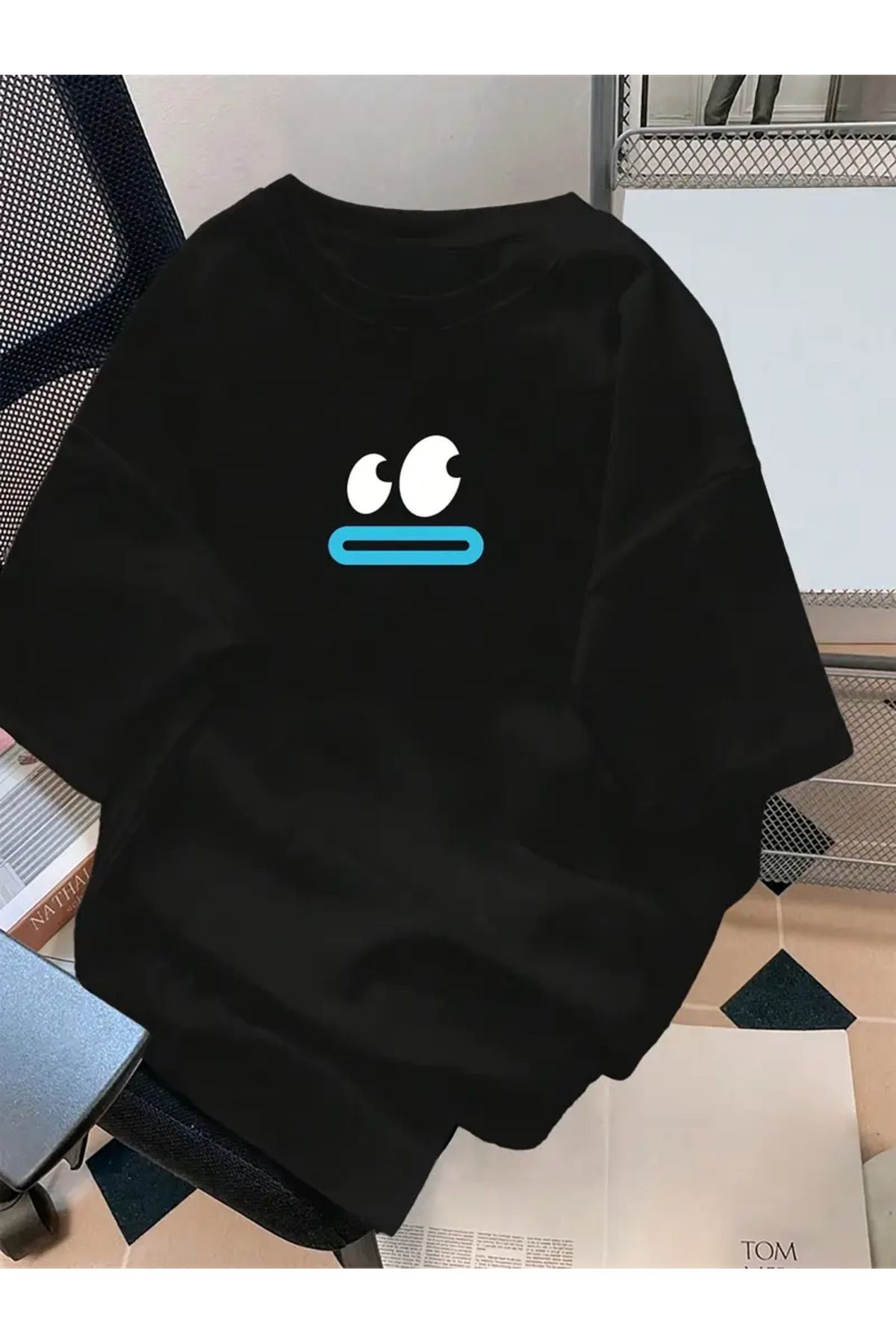 GALASHOP Erkek Baskılı T-Shirt, Düzenli Stil