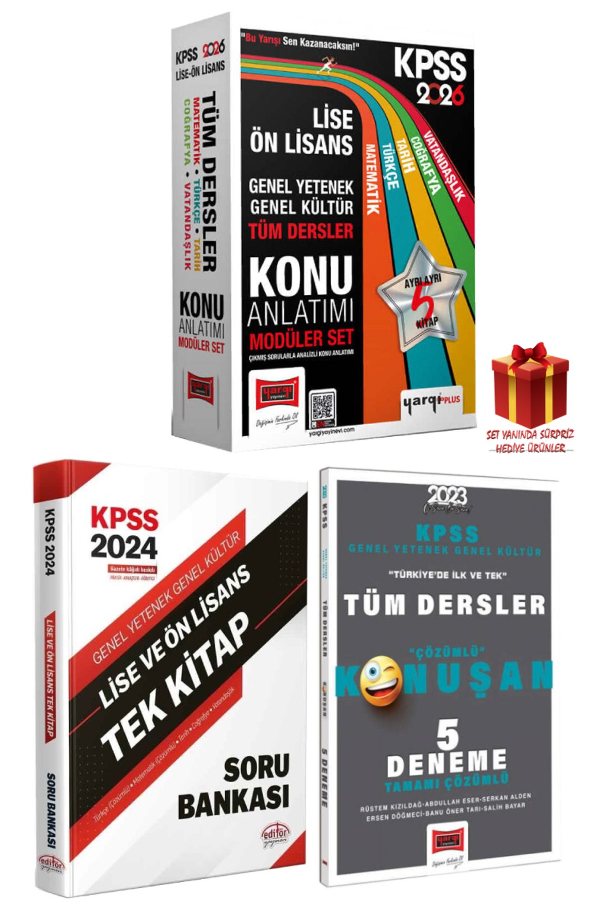 Pegem Akademi Yayıncılık 2026 Yargı Lise Ön Lisans GYGK Konu Anlatım+Editör Lise Ön Lisans Soru Bankası+Deneme