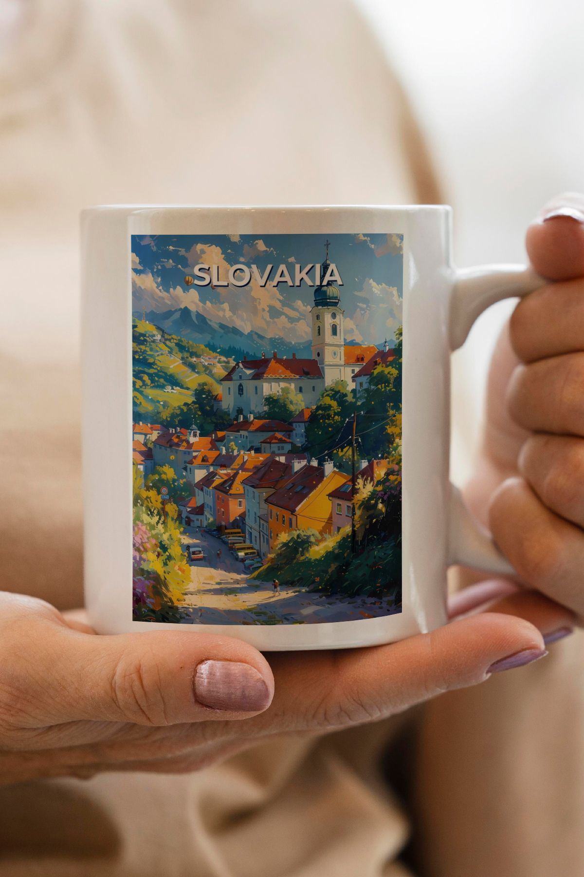 South Steel Slovakya Baskılı Kupa Bardak