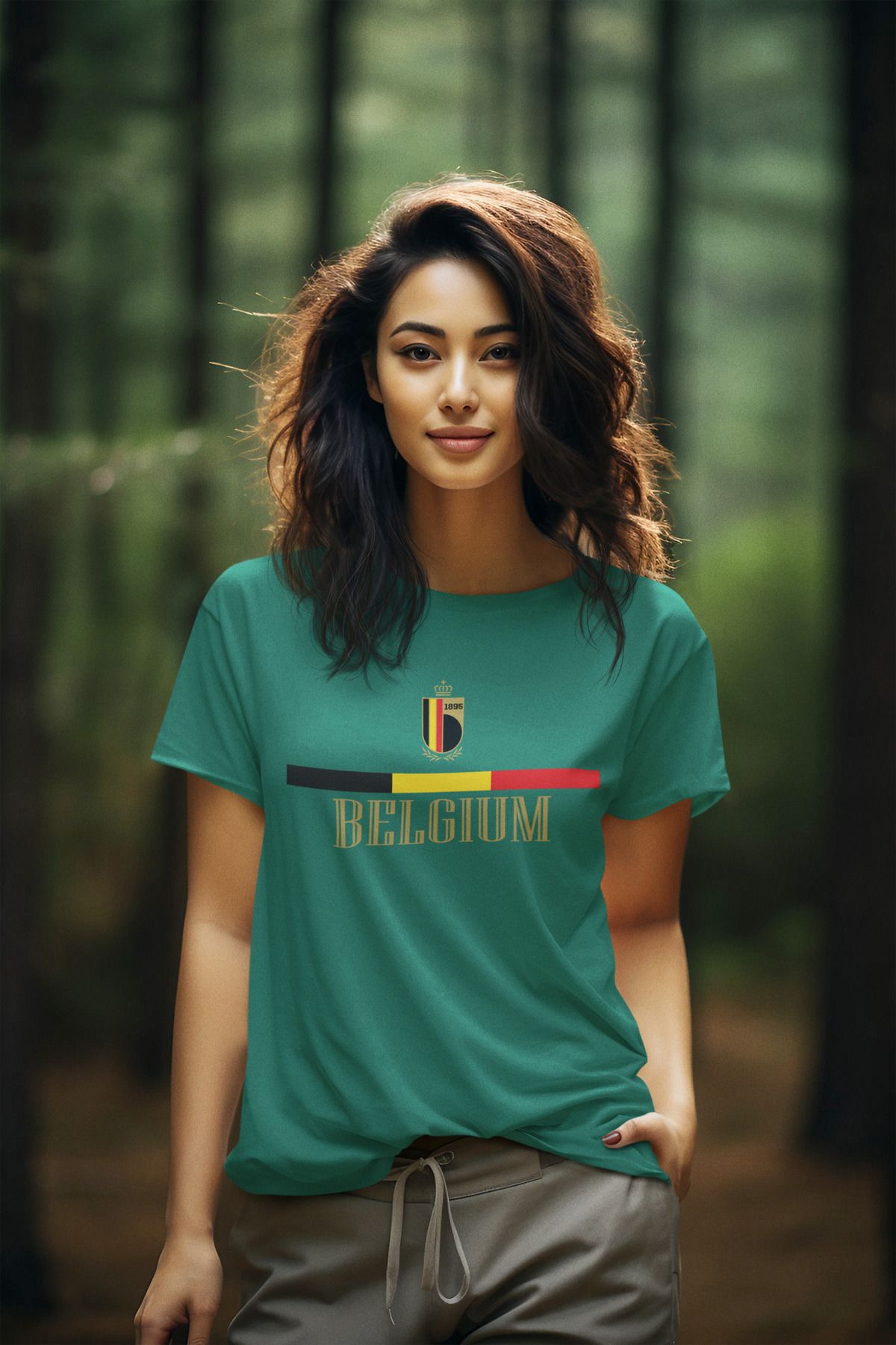 Biy Store Belçika milli takım forma baskılı unisex kısa kollu kadın erkek tişört t-shirt
