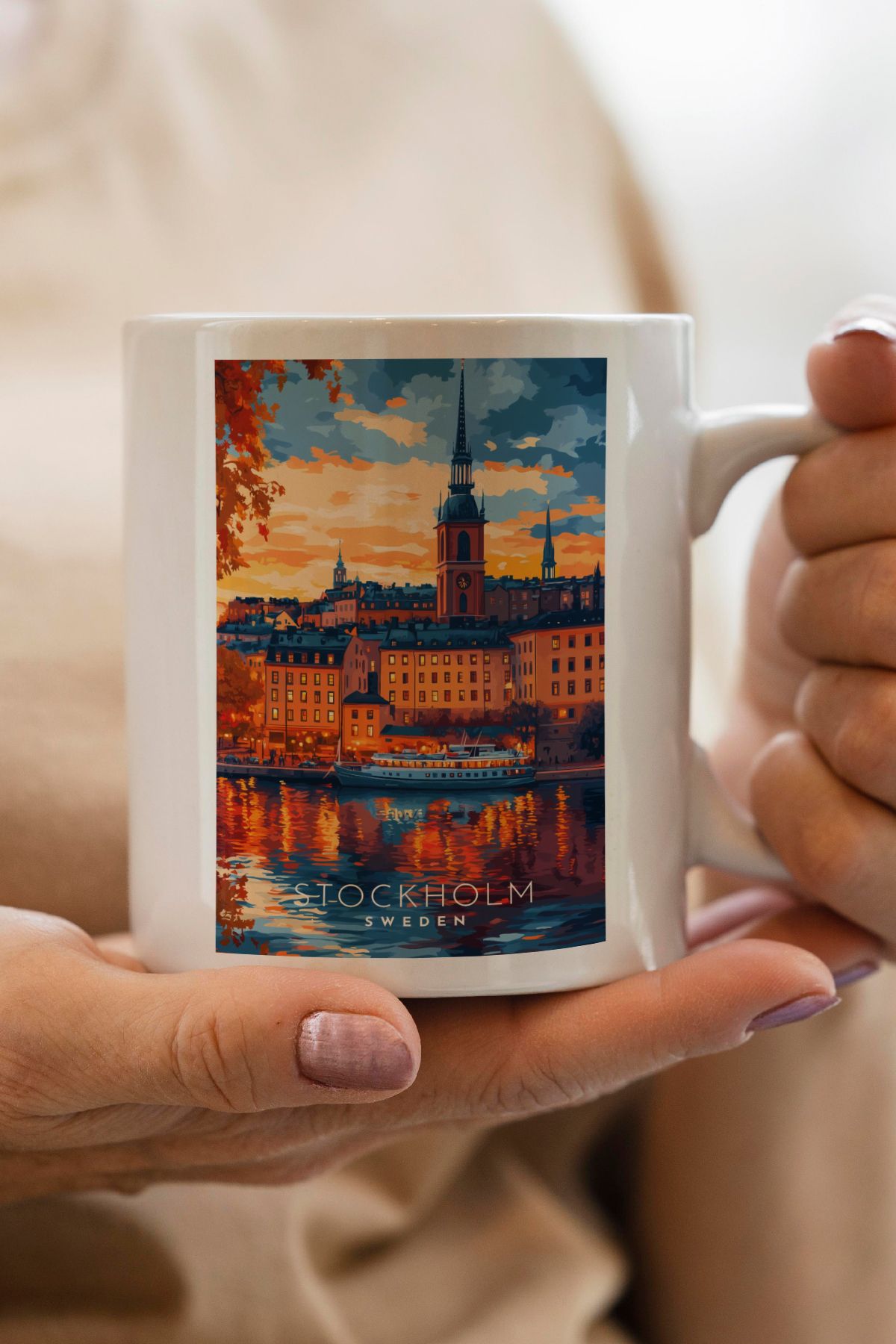 South Steel Stockholm Baskılı Kupa Bardak