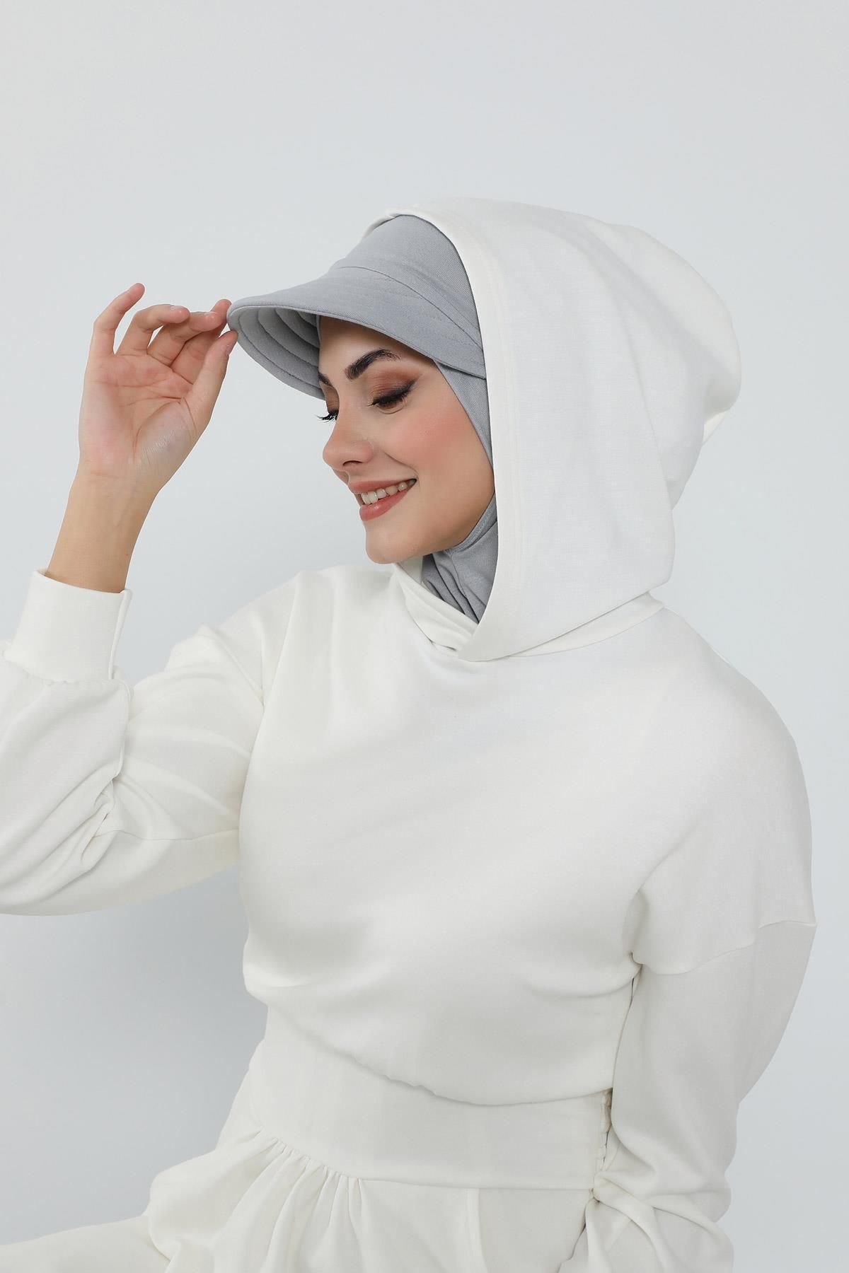 Aisha's Design Türban üzeri Siperlik-Şapka,SP-5P