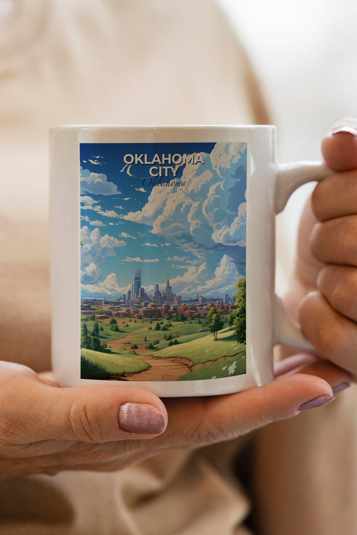 South Steel Oklahoma Baskılı Kupa Bardak