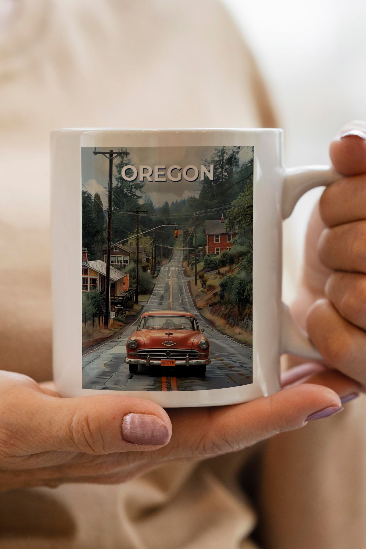 South Steel Oregon Baskılı Kupa Bardak