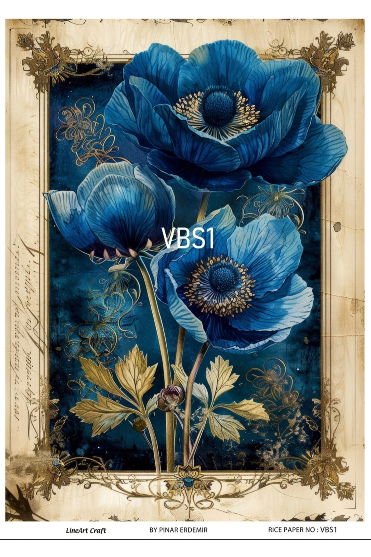 LİNEART PİRİNÇ DEKOPAJ VBS1