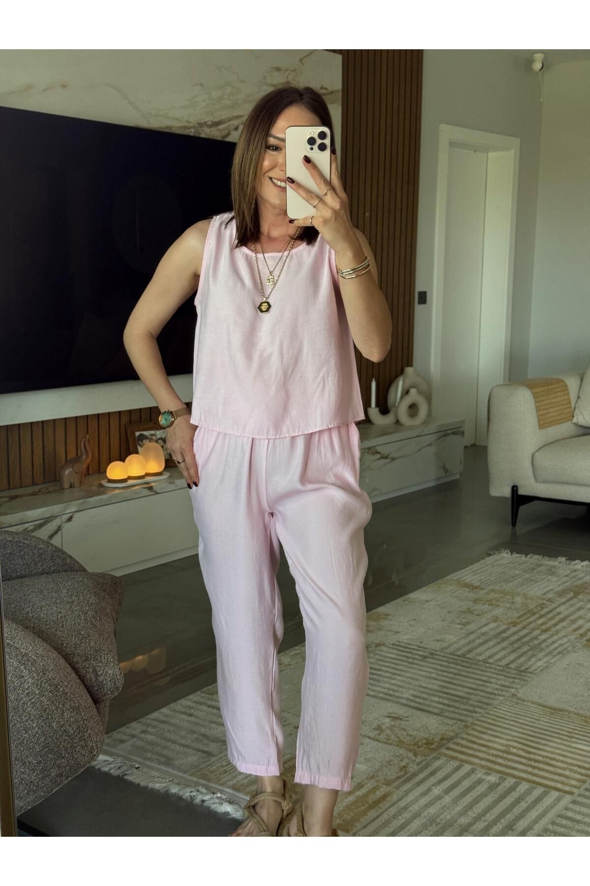 X-Young Askılı İkili Takım PEMBE