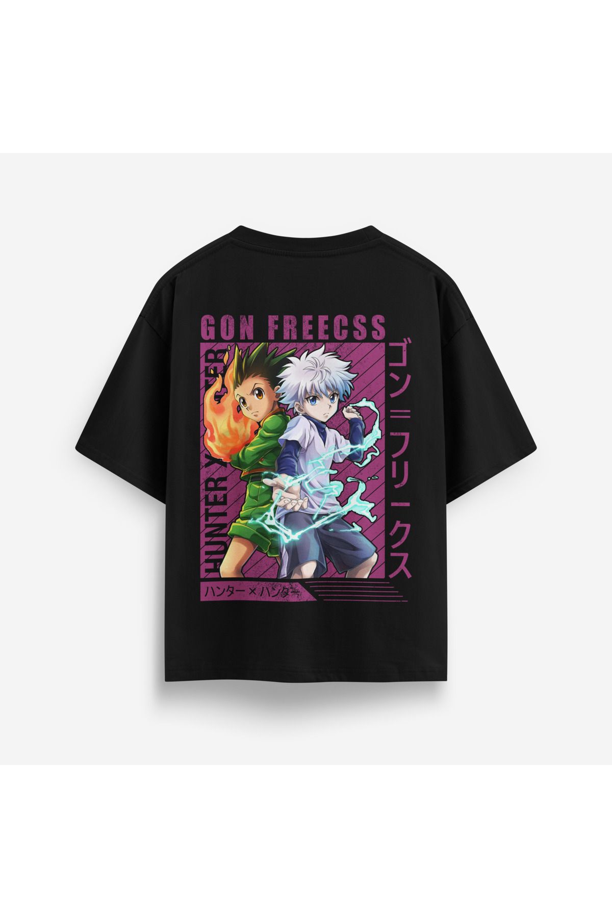 Street301 Unisex Gon Freecess Baskılı Oversize T-Shirt