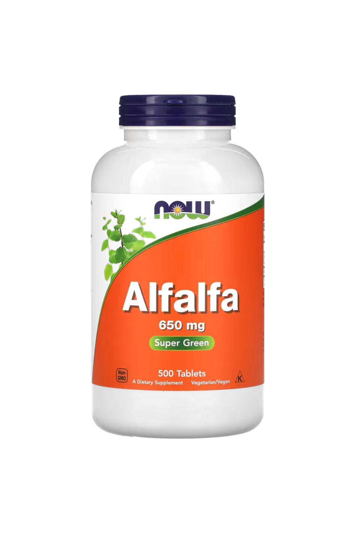 Now Foods Alfalfa, 650 mg, 500 Tablets