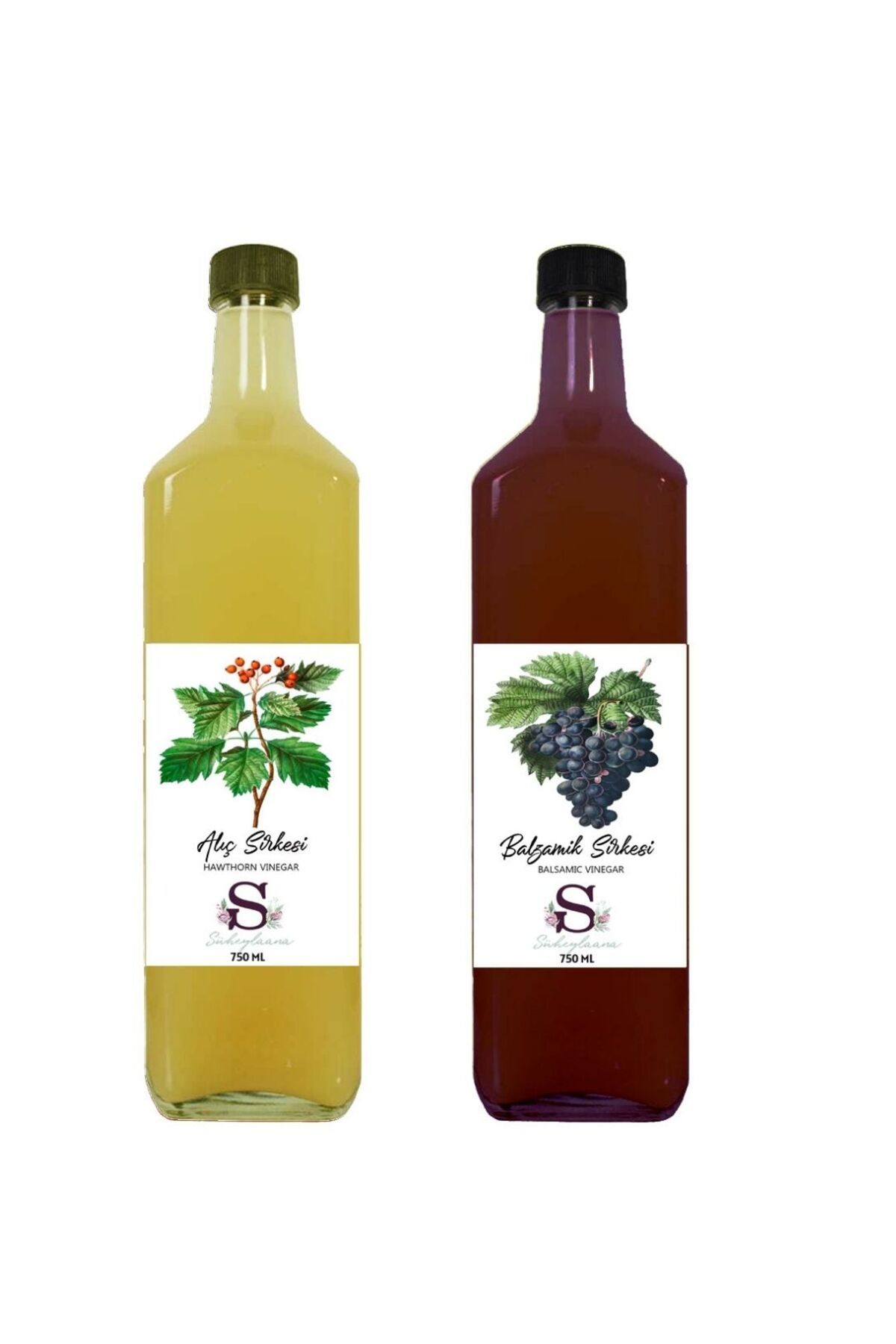 Süheylaana Doğal Alıç Sirkesi 750 Ml - Doğal Balzamik Sirkesi 750 Ml