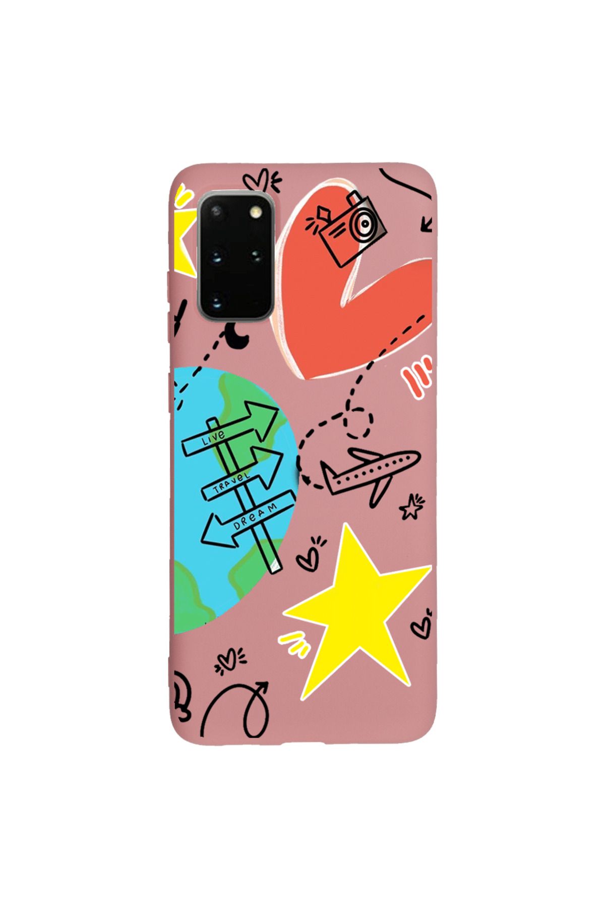 Royaleks Samsung S20 Plus Lansman Kılıf - World